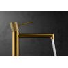 Grifo Lavabo Caño Alto Color Oro Cepillado Line Imex Bdd038-3oc  - Marca Mice / Imex