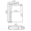 Grifo Monomando De Lavabo Caño Alto - Mezclador Para Agua Fría/caliente - Serie Dinamarca Cromo - Bdr031-3  - Marca Mice / Imex