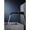 Grifo Empotrado De Lavabo Monomando, Griferia Baño Para Agua Frio/caliente - Serie Monza Negro Mate Glm039/ng    - Marca Mice / Imex