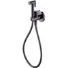 Ducha Higiénica Empotrada Y Monomando Grifo Bidet Empotrado Serie Munich Black Gun Metal Rdm001/bgm  - Marca Mice / Imex