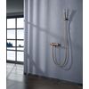 Conjunto De Grifo Monomando De Ducha De Mano Kit De Baño Fabricados En Latón Serie Monza Oro Rosa Cepillado- Bdm039-5orc  - Marca Mice / Imex