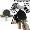 Soporte De Pared Para Palas De Ping Pong Meollo Acero Al Carbono 20 X 15 X 15 Cm, 20 X 15 X 15 Cm Blanco