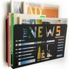 Revistero Etterr The News De Pared Negro 30 X 20 X 10 Cm