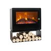 Chimenea Eléctrica De Suelo Con Estante 2000 W