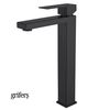 Grifo Lavabo Caño Alto Negro Impetu Coal Grifers