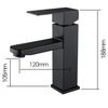 Grifo Lavabo Negro Parva Coal Grifers