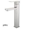 Grifo Lavabo Caño Alto Acero Pulido Humilis Hibera Grifers