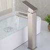 Grifo Lavabo Caño Alto Acero Pulido Humilis Hibera Grifers