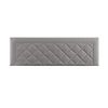 Cabecero Tapizado | Häusbed | Domus 160x50x7 | Cama 160 Microfibra Aquaclean Gris