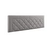 Cabecero Tapizado | Häusbed | Domus 160x50x7 | Cama 160 Microfibra Aquaclean Gris