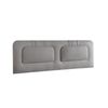 Cabecero Tapizado | Häusbed | Blume 160x50x7 | Cama 160 Microfibra Aquaclean Gris