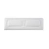 Cabecero Tapizado | Häusbed | Blume 145x50x7 | Cama 135 Polipiel Blanco