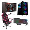 Pc Racing - Ordenador Gaming - Amd Ryzen 5 4600g 4.2ghz - Geforce Gtx 1650 Oc Gddr6 Nvidia 4 Gb - 16gb Ram Ddr4 - 256 M.2 Gb Ssd + 1tb Hdd + Wifi + Windows 11 +monitor 24" Full Hd + Silla Gaming + Teclado + Raton