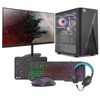 Pc Racing Pack Gaming Amd Ryzen 3 4100 / 16gb / 500gb Ssd Nvme / Gtx 1650 4gb / Wifi + Monitor 24" Fullhd + Combo Gaming + 3 Años De Garantia