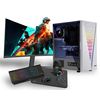 Pc Racing Gaming Amd Ryzen 5 3600/16gb/1tb Ssd/rx 6600 + Monitor 24" Fullhd Curvo + Combo Gaming