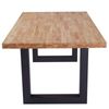 Mesa Comedor Lis Madera Miroytengo 160x100x75 Cm - Roble Y Negro