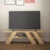 Mesa Tv Balance Melamina Miroytengo 140x40x34 Cm - Roble Safir