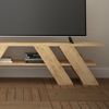 Mesa Tv Balance Melamina Miroytengo 140x40x34 Cm - Roble Safir