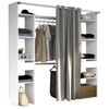 Vestidor Completo Custom F+g 176x200x40 Cm - Blanco