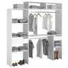 Vestidor Completo Custom D+f 193x203x40 Cm - Blanco