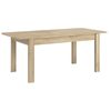 Mesa De Comedor Extensible City Color Roble Kronberg 156-191x78x90 Cm