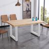 Mesa Comedor Lis 160x100cm - Color Roble Nordish Y Blanco