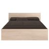 Cama De Dormitorio John 160x200 - Roble Brooklyn Y Negro