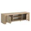 Mesa Tv Color Roble Kronberg 151x45x40 Cm Comedor Moderno