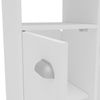 Mueble Auxiliar De Planchado Color Blanco 91x91 Cm