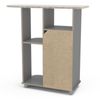 Mueble Auxiliar De Planchado Color Gris 91x91 Cm