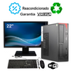 Pack Ordenador Sobremesa Barato Fujitsu E420 + Tft 22" (intel Pentiumg, 8gb De Ram, Disco Ssd 480gb, Wifi, Windows 10 Pro 64 Bits Español ) (negro - Reacondicionado Como Nuevo)