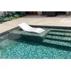 Hamaca Blanca Piscina O Jardín | Poliéster Resistente Sol Y Agua 173x60x40