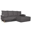 Sofa Chaise Longue Convertible En Cama Sigyn Gris Marengo 4 Plazas 260x153 Cm Tanuk