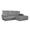 Sofa Chaise Longue Convertible En Cama Sigyn Gris Perla 4 Plazas 260x153 Cm Tanuk