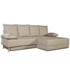 Sofa Chaise Longue Convertible En Cama Sigyn Crudo 4 Plazas 260x153 Cm Tanuk