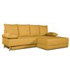 Sofa Chaise Longue Convertible En Cama Sigyn Mostaza 4 Plazas 260x153 Cm Tanuk