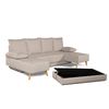 Sofa Chaise Longue Convertible En Cama Sigyn Caoba 4 Plazas 260x153 Cm Tanuk