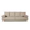 Sofa Chaise Longue Convertible En Cama Sigyn Mink 4 Plazas 260x153 Cm Tanuk