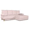 Sofa Chaise Longue Convertible En Cama Sigyn Salmon 4 Plazas 260x153 Cm Tanuk