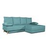 Sofa Chaise Longue Convertible En Cama Sigyn Turquesa 4 Plazas 260x153 Cm Tanuk