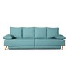 Sofa Chaise Longue Convertible En Cama Sigyn Turquesa 4 Plazas 260x153 Cm Tanuk