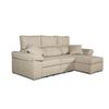 Sofa Chaise Longue Convertible En Cama Darg Derecha Crudo 3 Plazas 235x148 Cm Tanuk