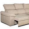 Sofa Chaise Longue Convertible En Cama Darg Derecha Crudo 3 Plazas 235x148 Cm Tanuk