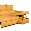 Sofa Chaise Longue Convertible En Cama Darg Derecha Mostaza 3 Plazas 235x148 Cm Tanuk