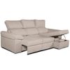 Sofa Chaise Longue Convertible En Cama Darg Derecha Caoba 3 Plazas 235x148 Cm Tanuk