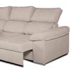 Sofa Chaise Longue Convertible En Cama Darg Izquierda Caoba 3 Plazas 235x148 Cm Tanuk