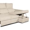 Sofa Chaise Longue Convertible En Cama Darg Derecha Beige 3 Plazas 235x148 Cm Tanuk