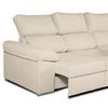 Sofa Chaise Longue Convertible En Cama Darg Derecha Beige 3 Plazas 235x148 Cm Tanuk