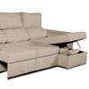 Sofa Chaise Longue Convertible En Cama Darg Derecha Mink 3 Plazas 235x148 Cm Tanuk