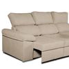 Sofa Chaise Longue Convertible En Cama Darg Derecha Mink 3 Plazas 235x148 Cm Tanuk